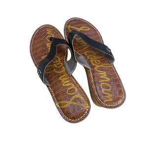 #4533 Sam Edelman wedge sandals slip on size 8.5